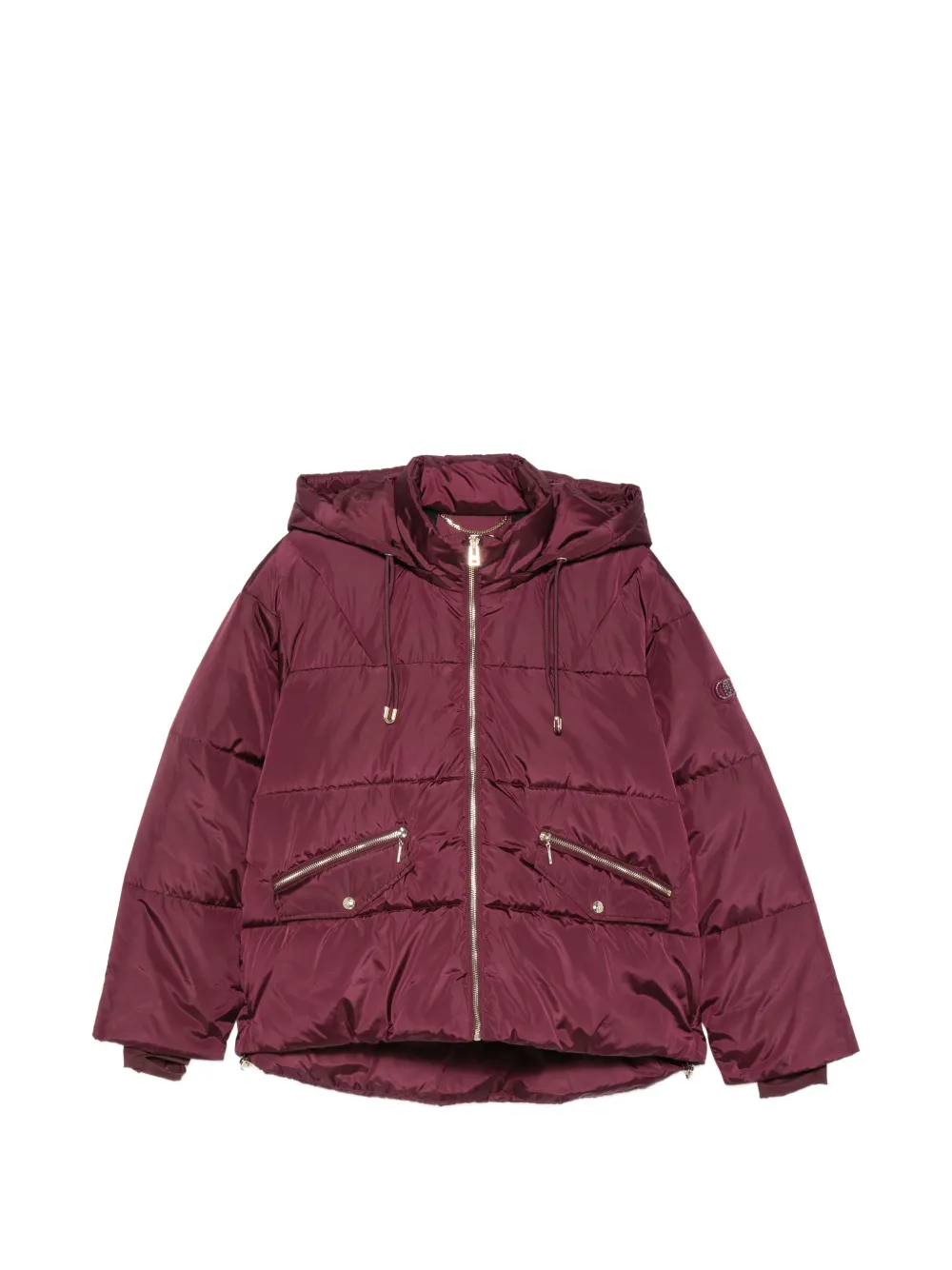 LIU JO hooded padded jacket - Rosso