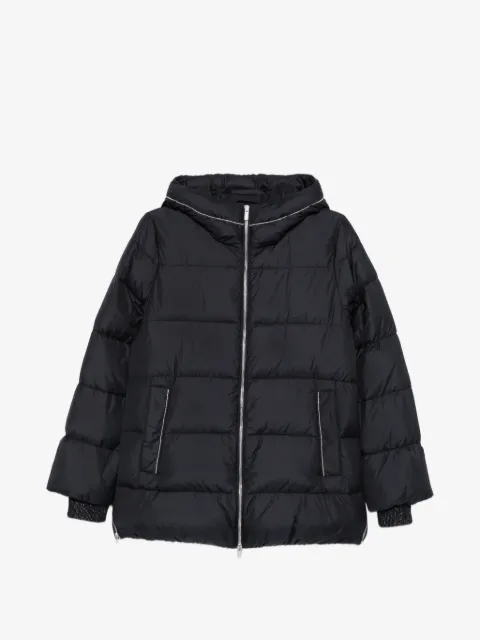 Peserico hooded padded jacket