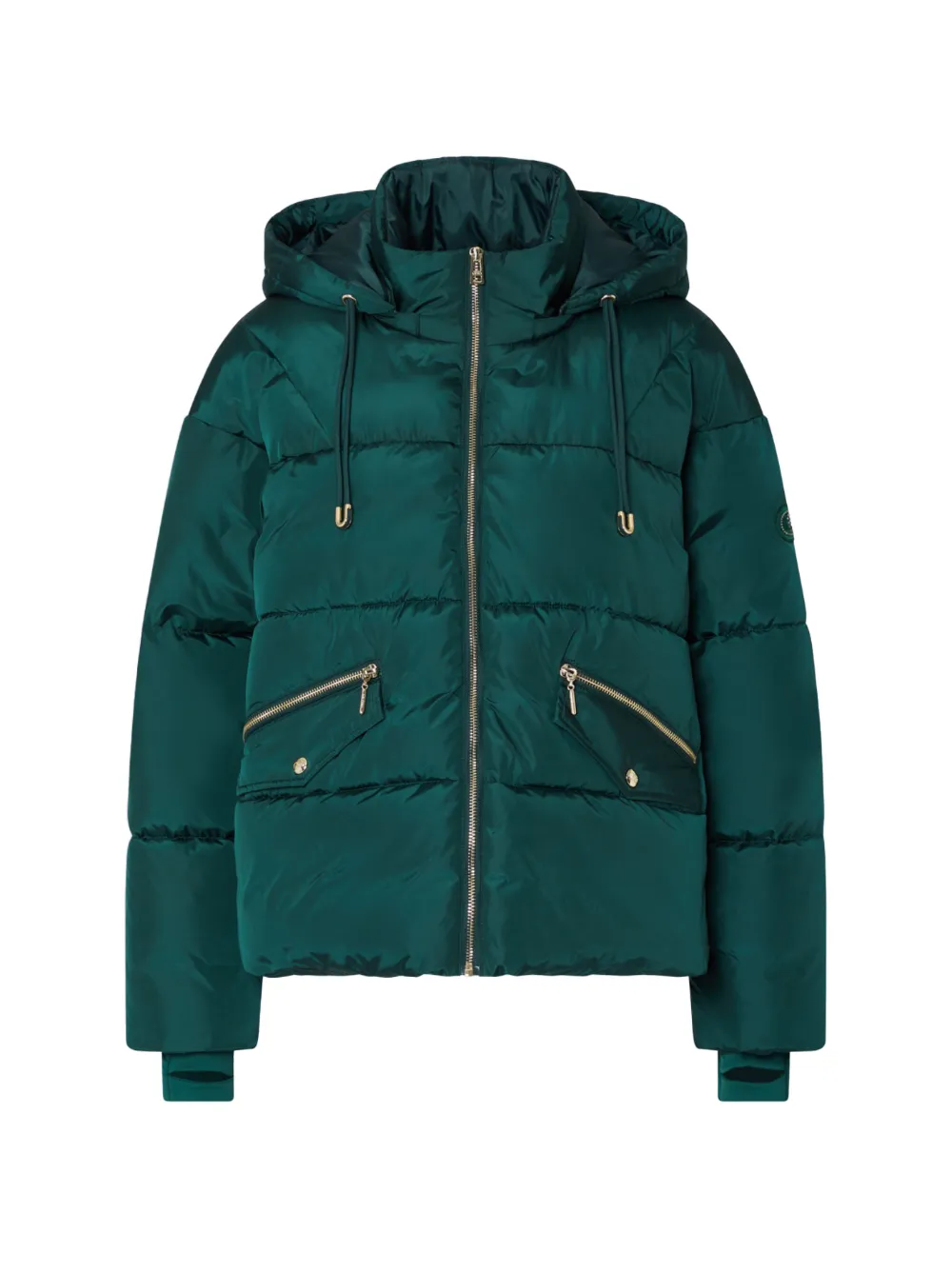 LIU JO quilted hooded jacket - Verde