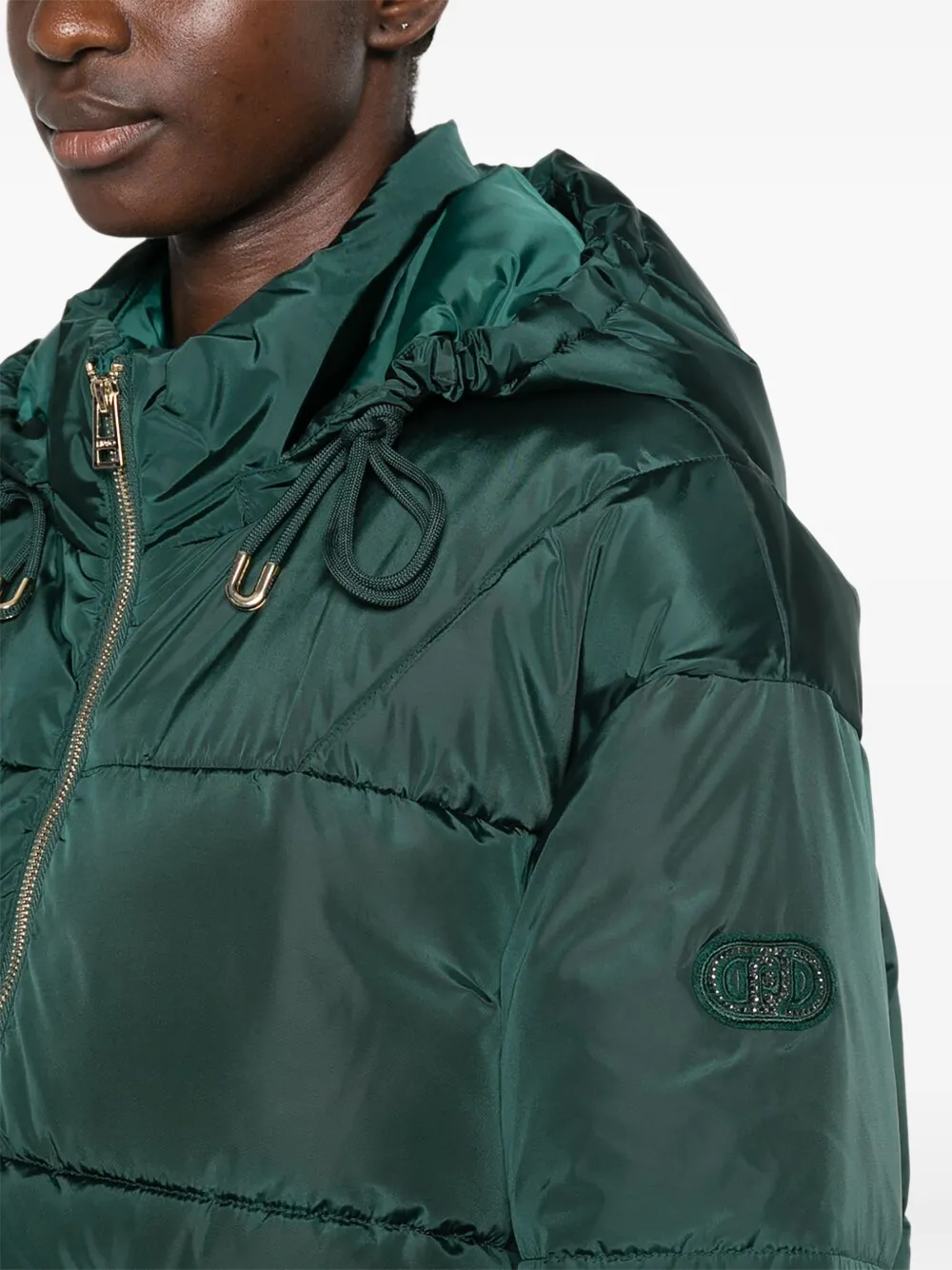 LIU JO Gevoerd jack met capuchon Groen