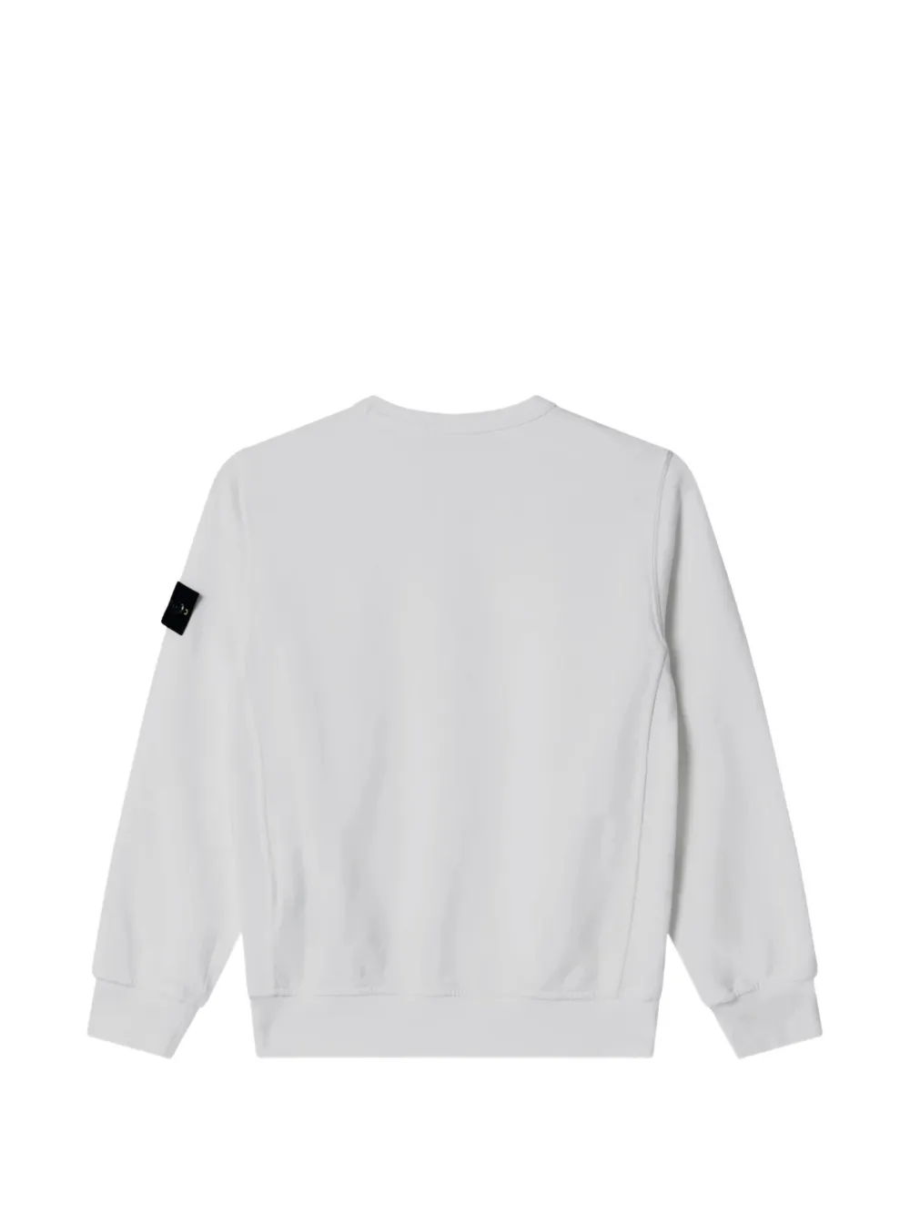 Stone Island Junior Trui met Compass-logopatch Wit