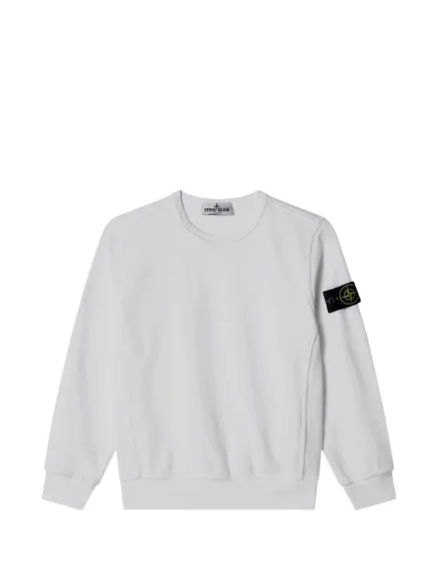 Stone Island Junior logo-patch sweatshirt