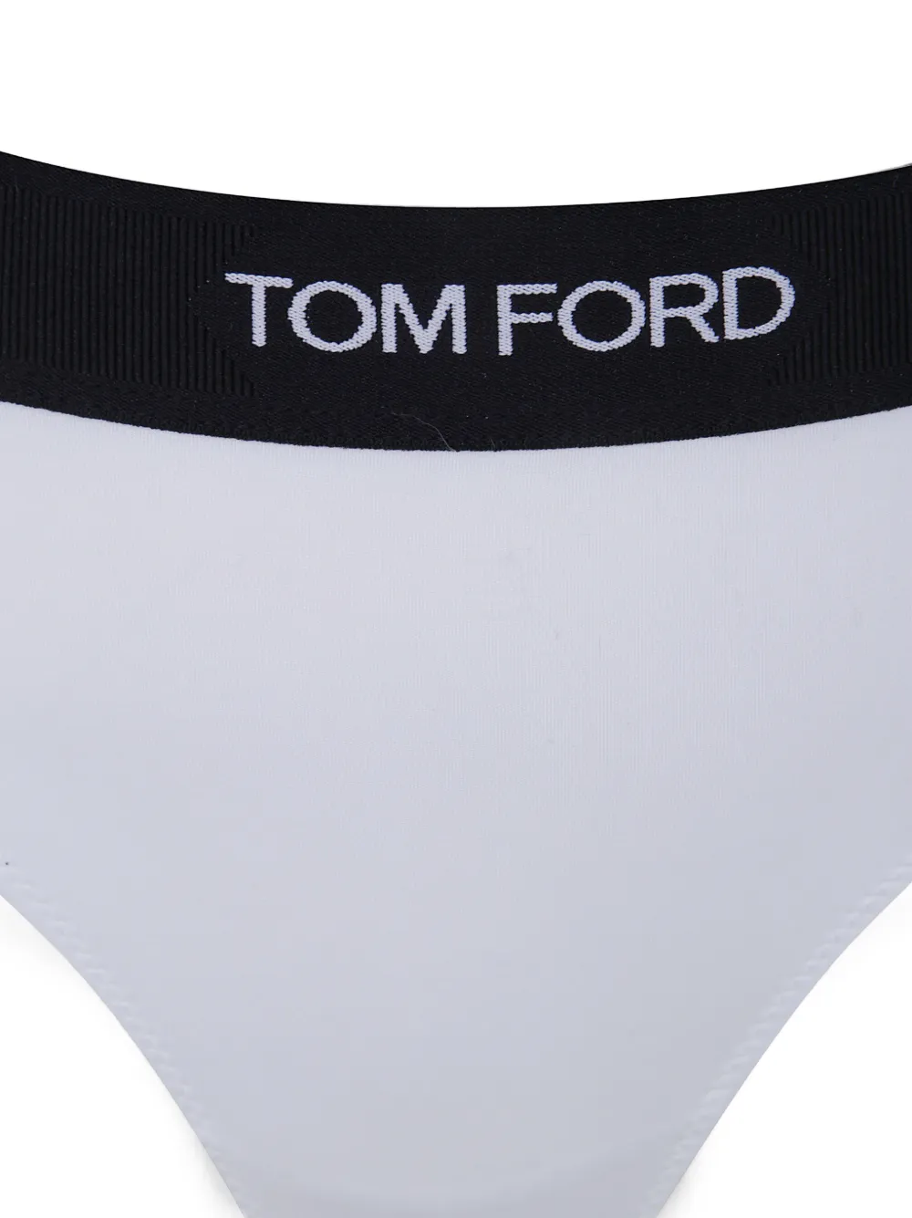 TOM FORD String met logoband Wit