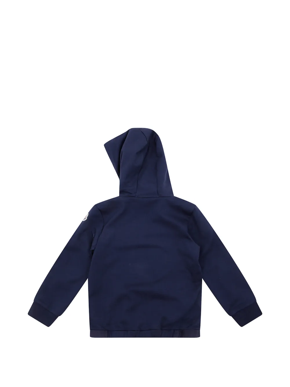 Moncler Enfant Hoodie met logopatch Blauw