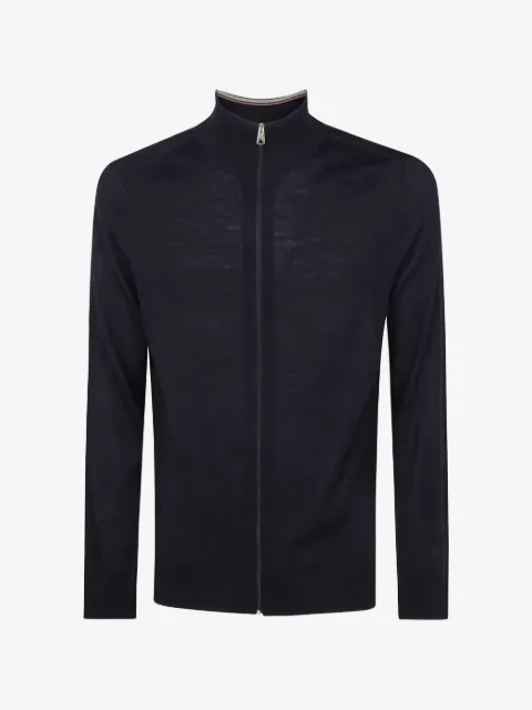 Paul Smith كارديغان برقبة عالية وسحاب