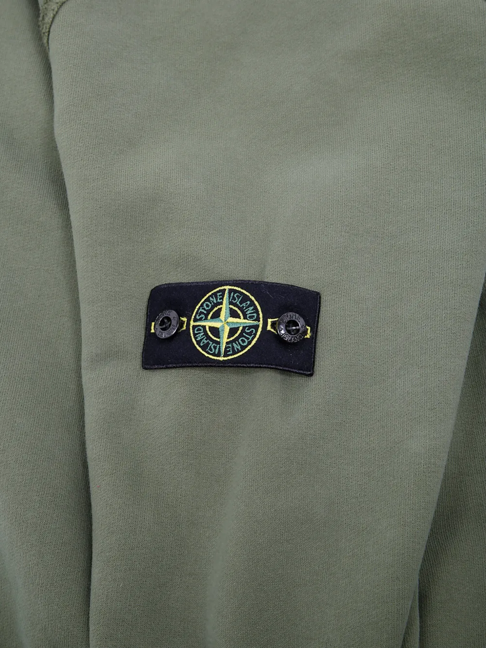 Stone Island Junior Trui met raglan mouwen en Compass patch Groen