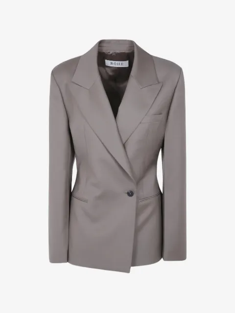 Róhe peak-lapels single-breasted blazer