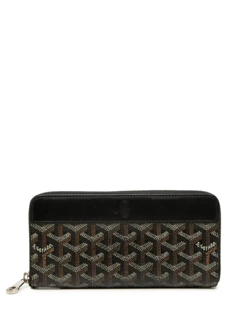 Goyard Pre-Owned 2012-2026 Goyardine Matignon Zip Around Wallet GM long wallets