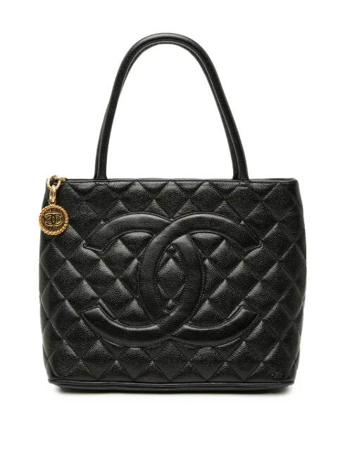 CHANEL Pre-Owned 2002-2003 Caviar Medallion tote bag