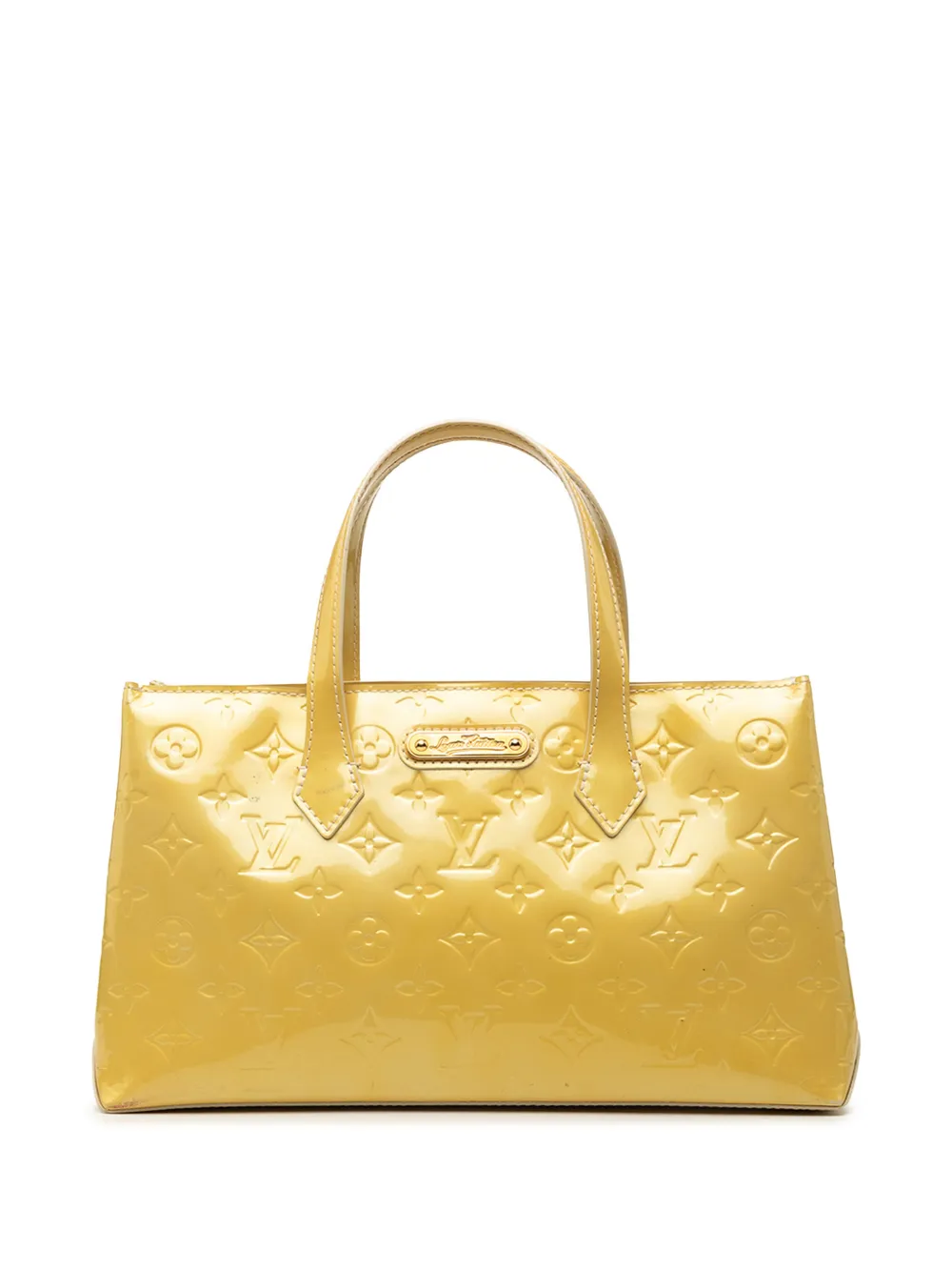 Louis Vuitton Pre-Owned 2011 Monogram Vernis Wilshire PM handbag - Giallo