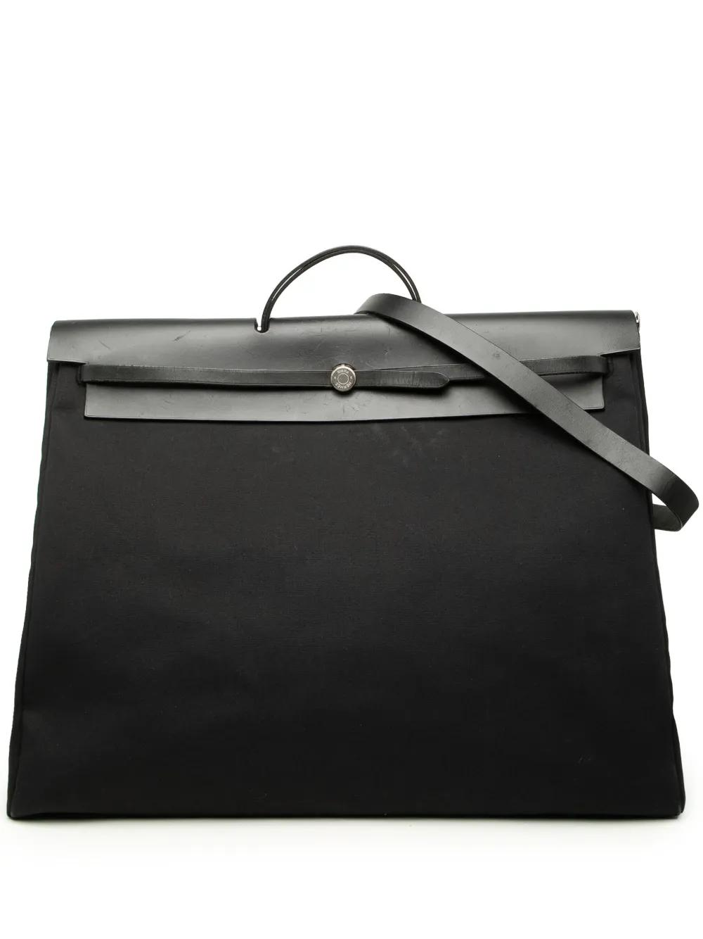Hermès Pre-Owned 1999 Toile Herbag TGM travel bag - Nero
