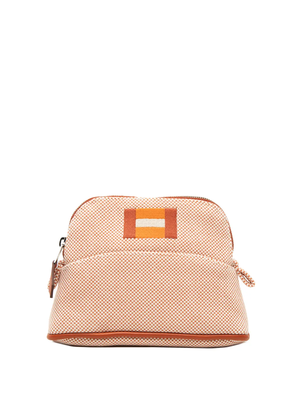 Hermès Pre-Owned 2000-2026 Mini Cotton Bolide Casaque Case pouch - Arancione