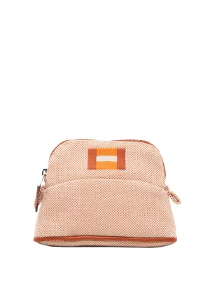 Hermès Pre-Owned 2000-2026 Toile Bora Bora Zip GM Pouch | Green