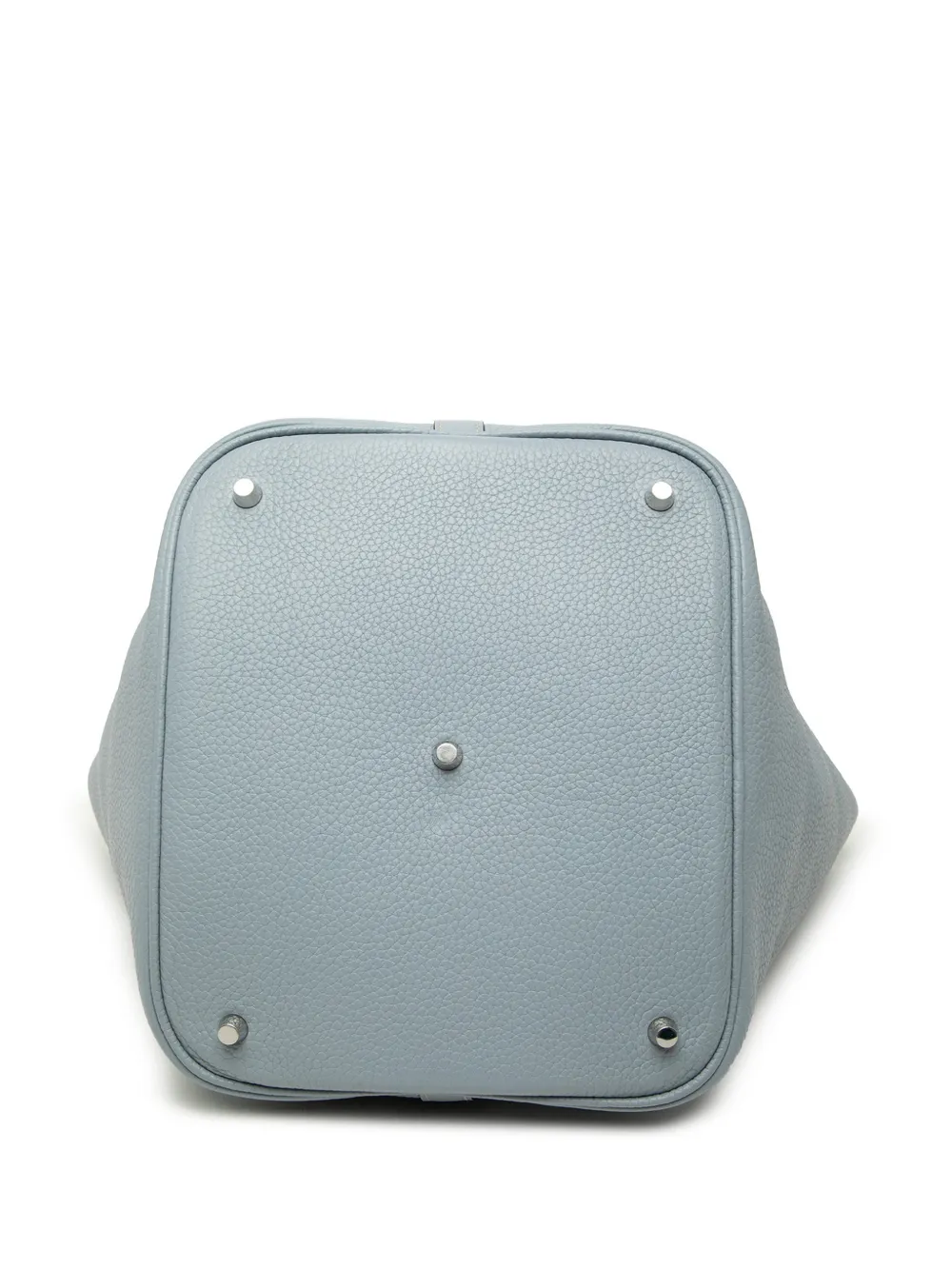 Hermès Pre-owned 2013 Clemence Picotin Lock 22 Handbag in Blue, view 4