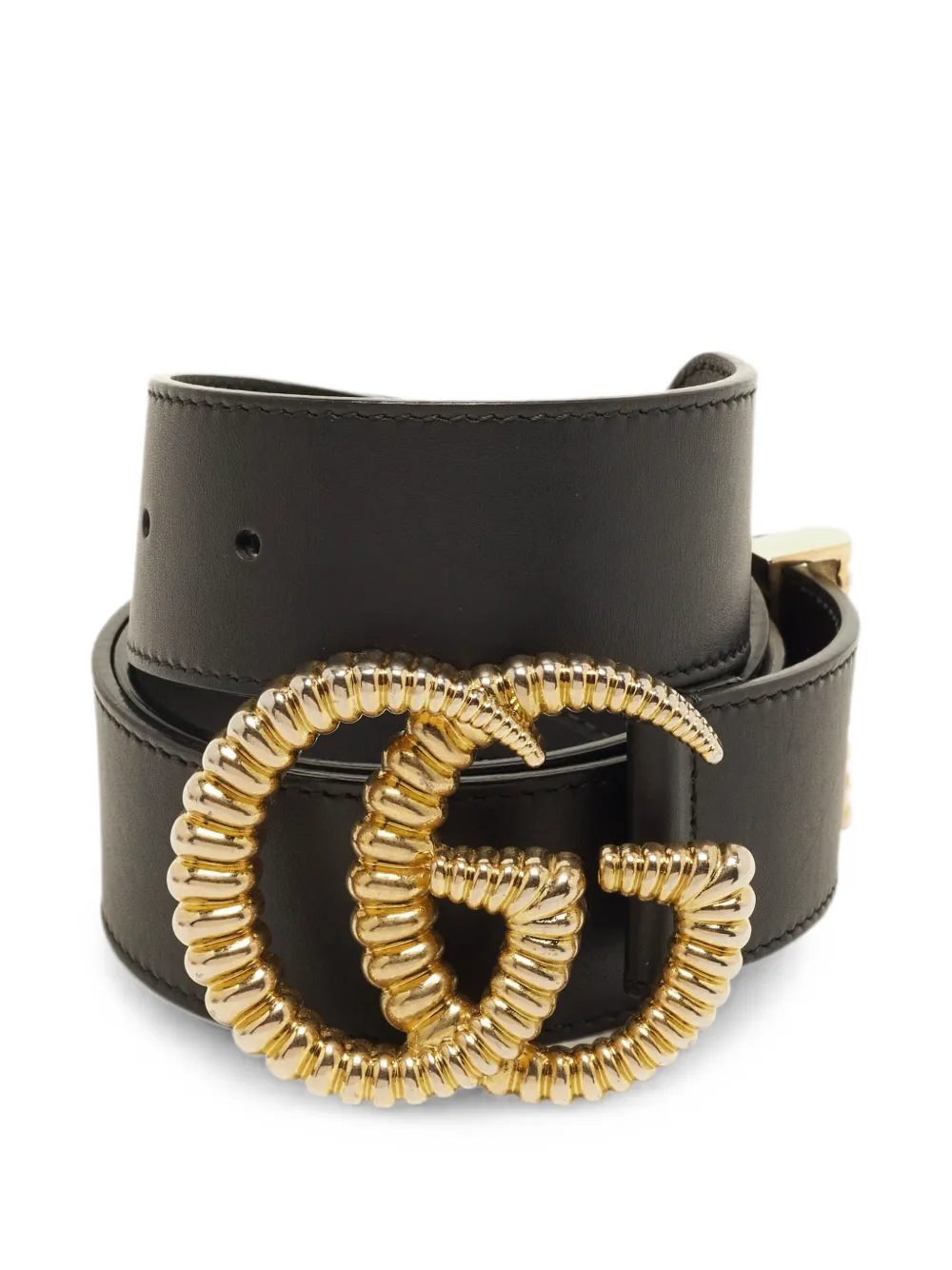 Gucci Pre-Owned GG Marmont Torchon leather belt - Nero