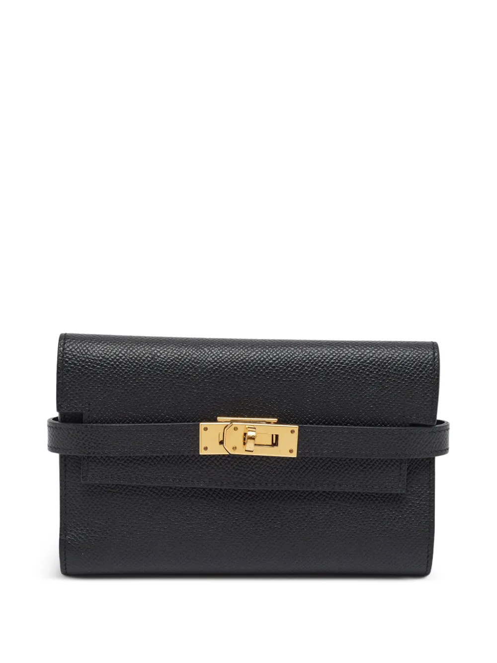 Hermès Pre-Owned 2018 Kelly Depliant trifold wallet - Black