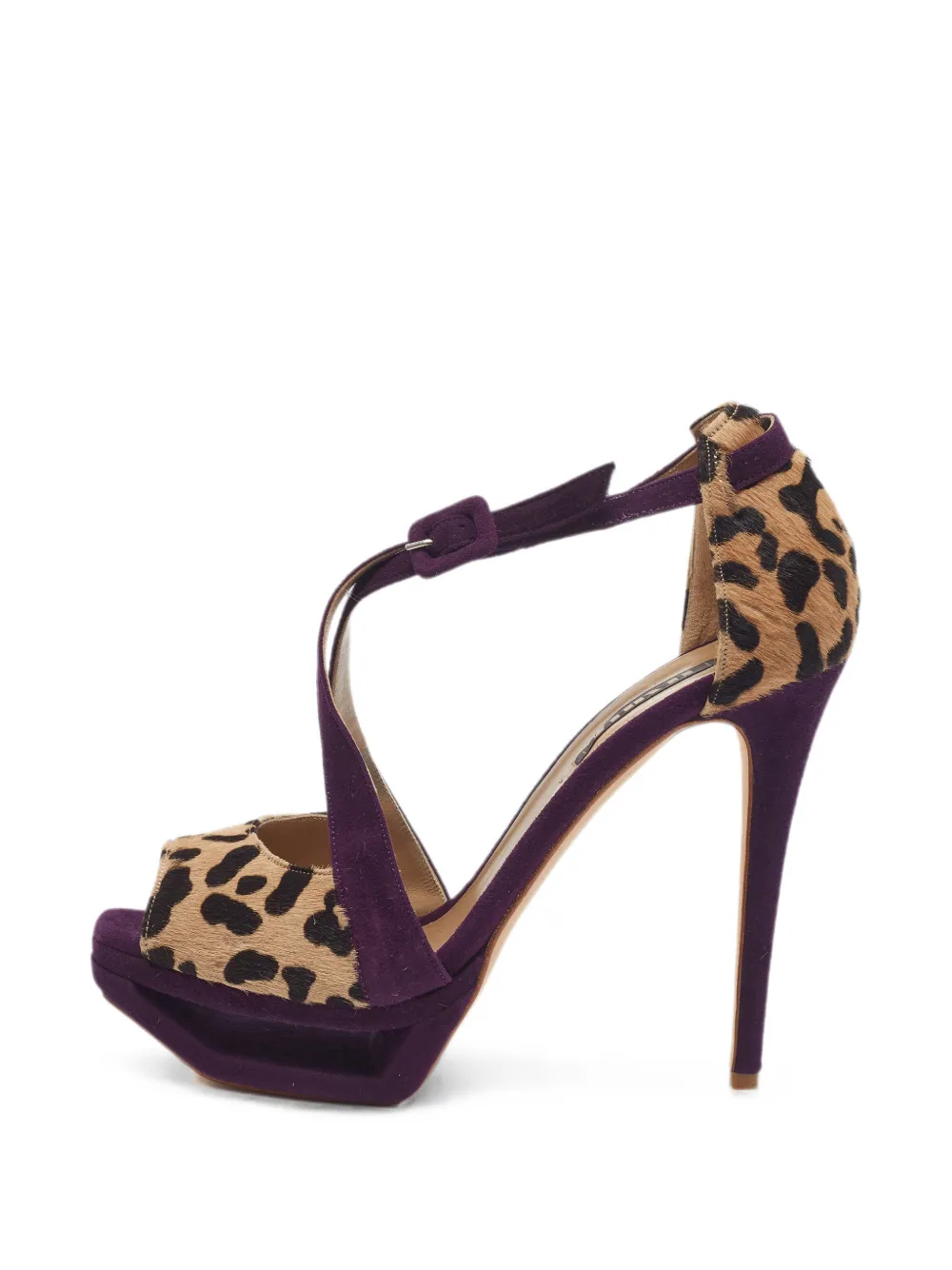 Le Silla Leopard-print platform sandals - Viola