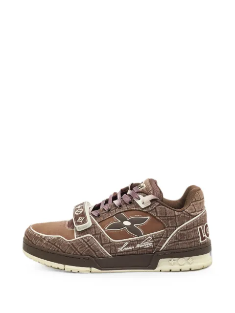 Louis Vuitton Pre-Owned LV Trainer touch-strap sneakers