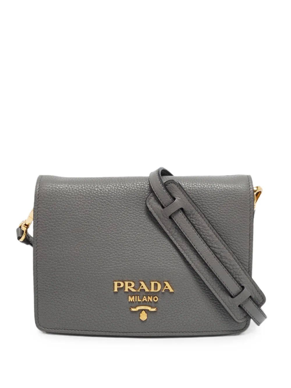 Prada Pre-Owned flap crossbody bag - Grigio