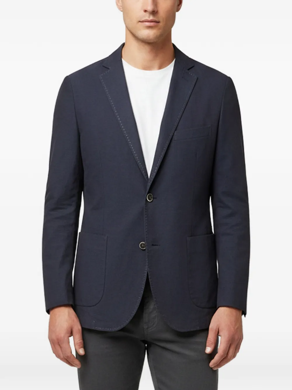 Balmain Pre-Owned slim-fit jacket | Blue | Image 1