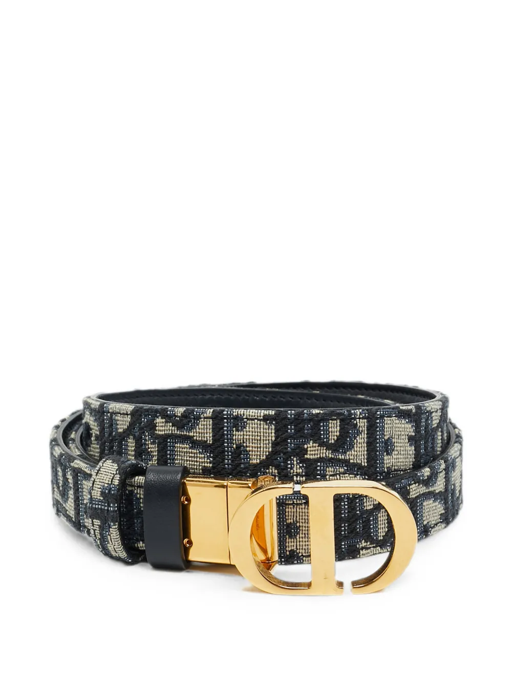 Christian Dior Pre-Owned 30 Montaigne reversible belt - Nero