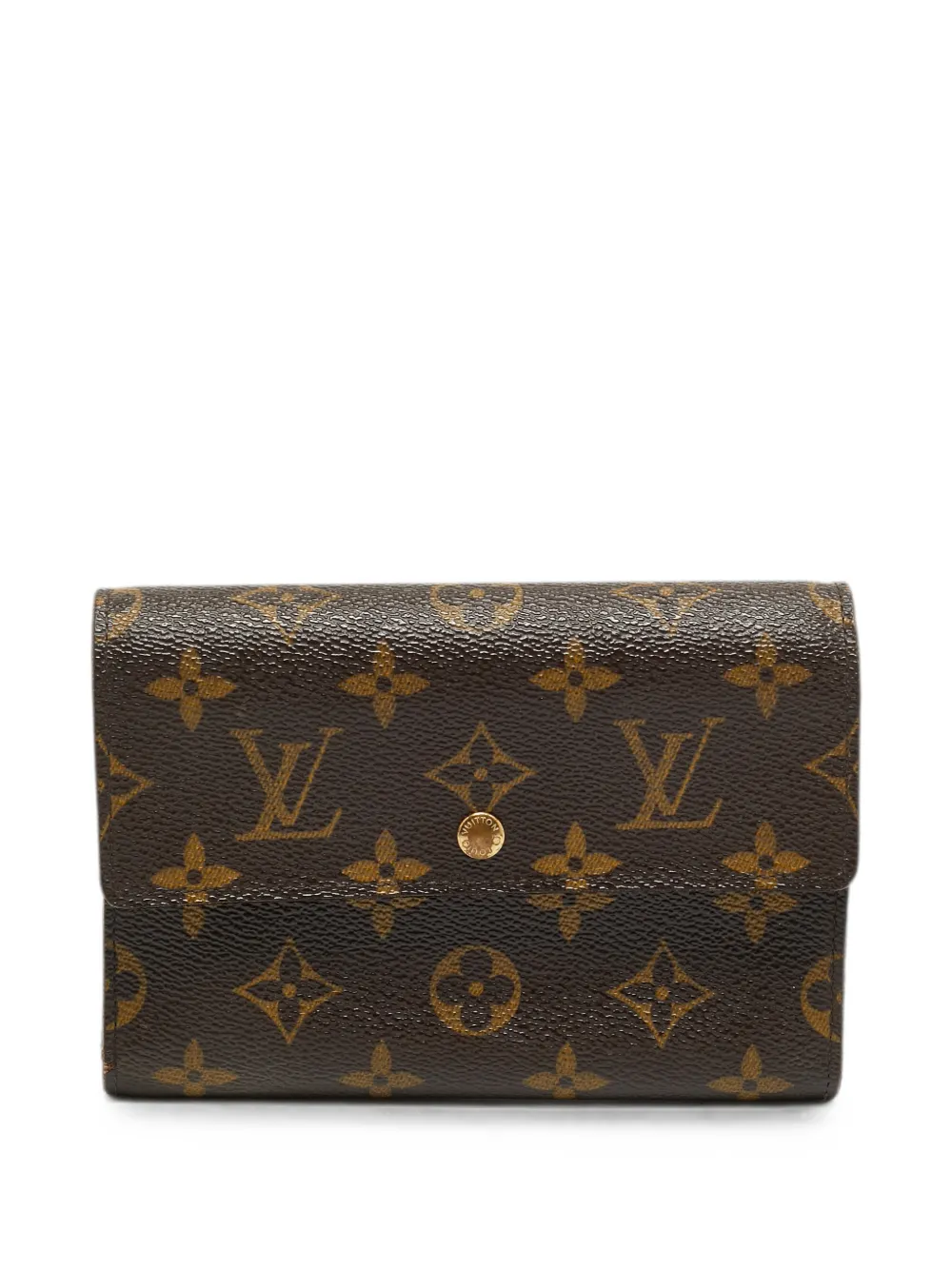 Louis Vuitton Pre-Owned 2005 Porte-Tresor Etui Papiers Monogram wallet - Marrone