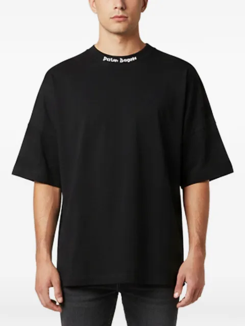 Palm Angels logo-print jersey T-shirt