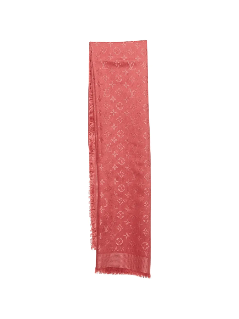 Louis Vuitton Pre-Owned monogram-pattern square scarf - Rosa