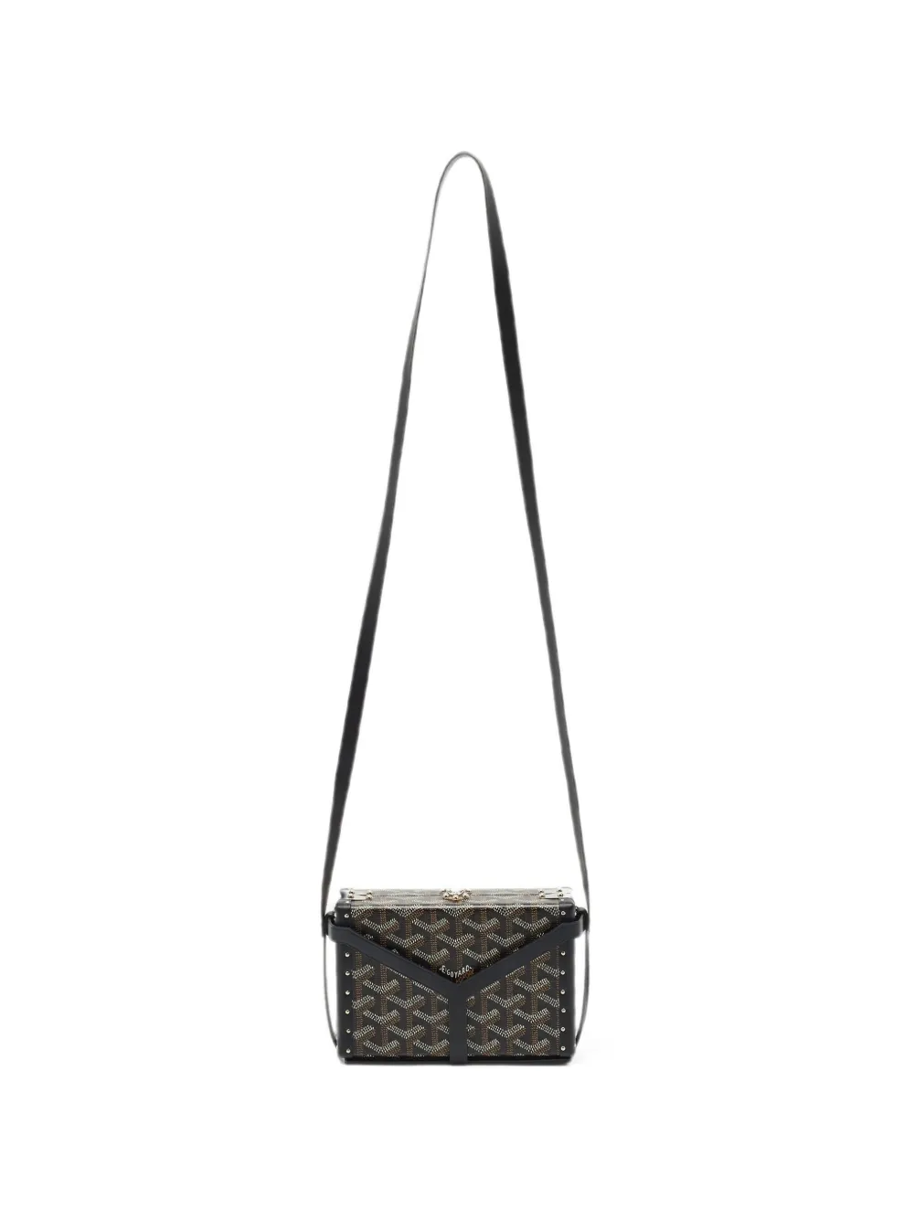 Goyard Pre-Owned Borsa a spalla Minaudière Goyardine 2019 - Nero