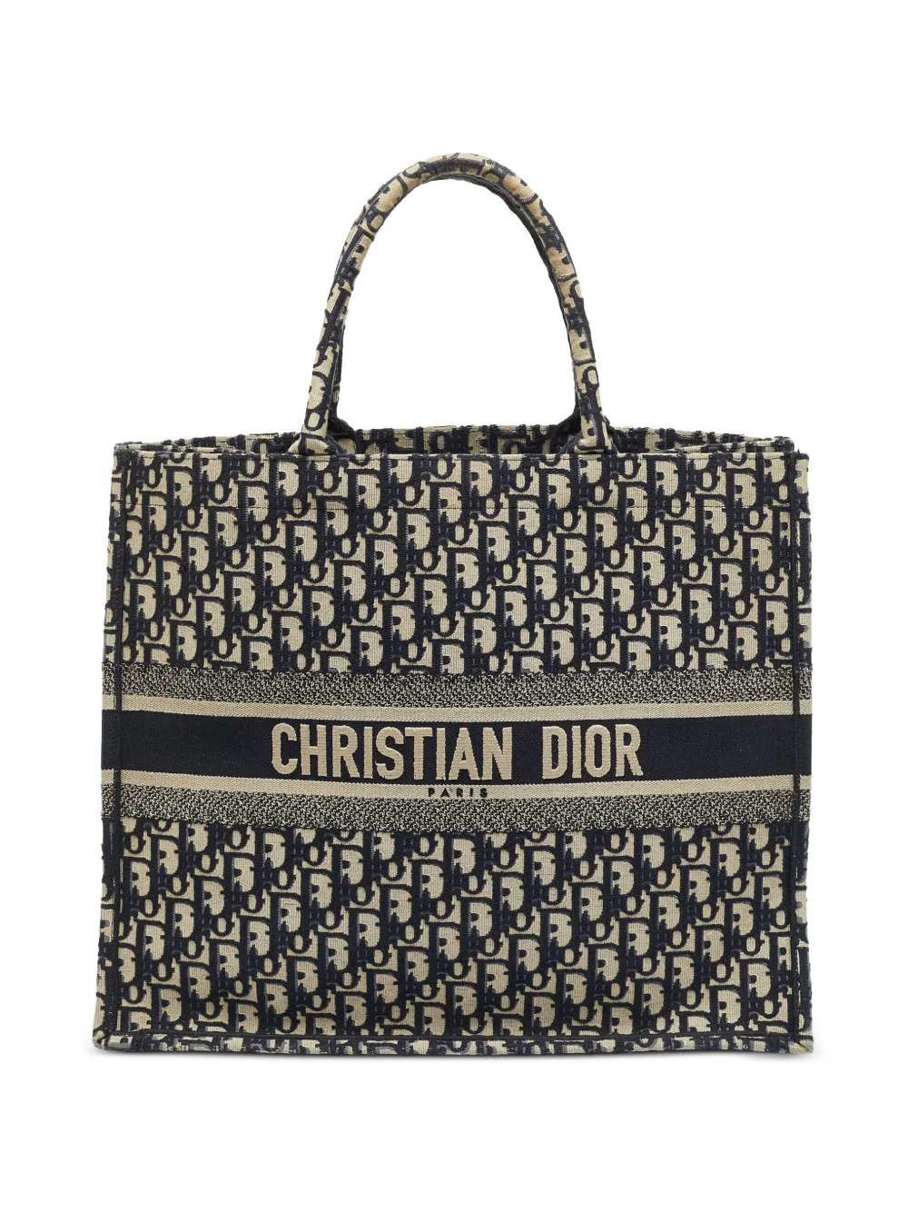 Christian Dior Pre-Owned 2018 Oblique Book Tote Bag - Blau