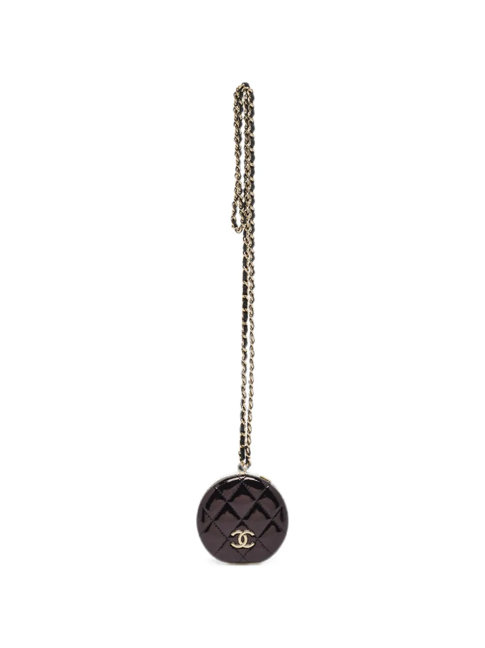 CHANEL Pre-Owned CC-logo mirror - Schwarz