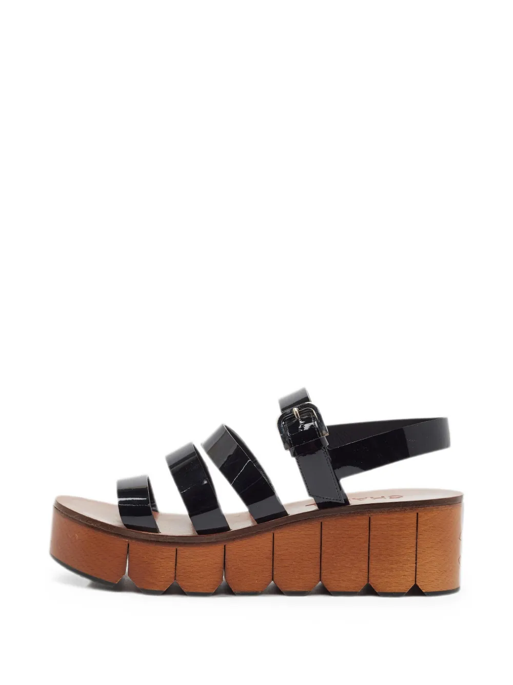CHANEL Pre-Owned platform sandals - Schwarz