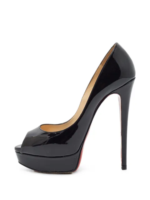 Christian Louboutin Pre-Owned Lady Peep patent-leather pumps