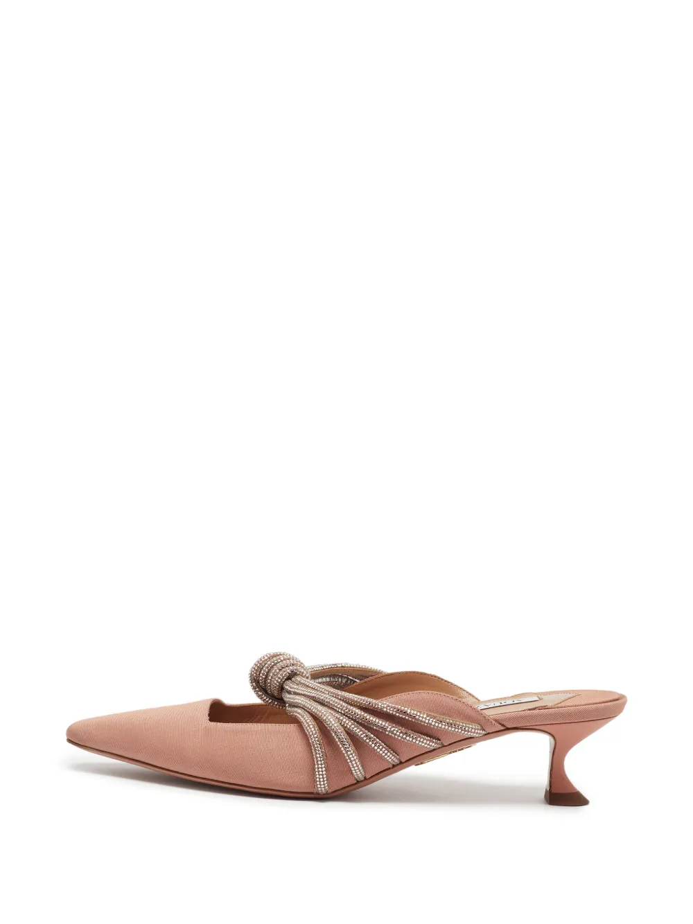 Aquazzura Celeste Mules mit Kristallen - Rosa