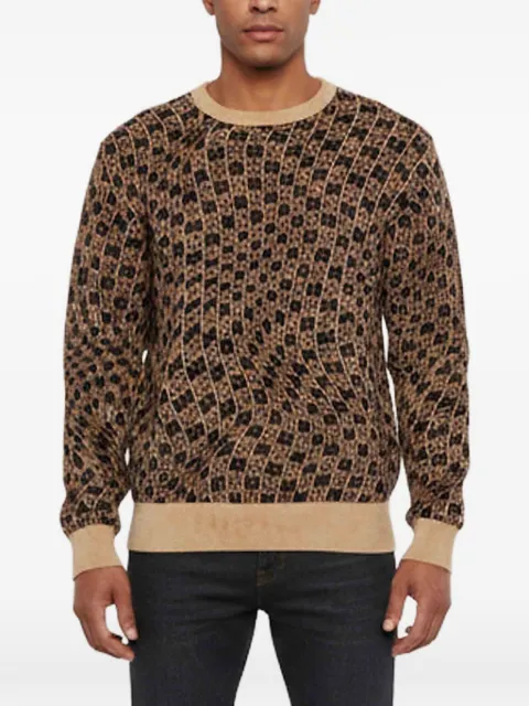 AMIRI Monogram-intarsia sweater