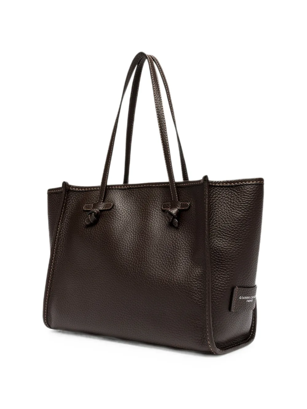 GIANNI CHIARINI Marcella leren shopper Bruin