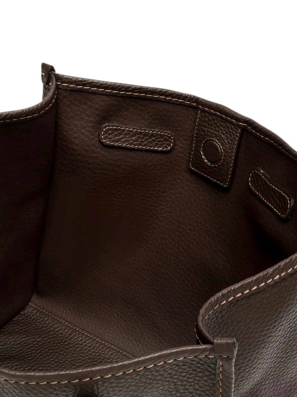 GIANNI CHIARINI Marcella leren shopper Bruin