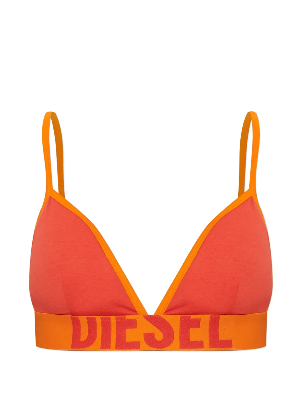 Diesel Cora-D-Pop logo-underband bra - Arancione