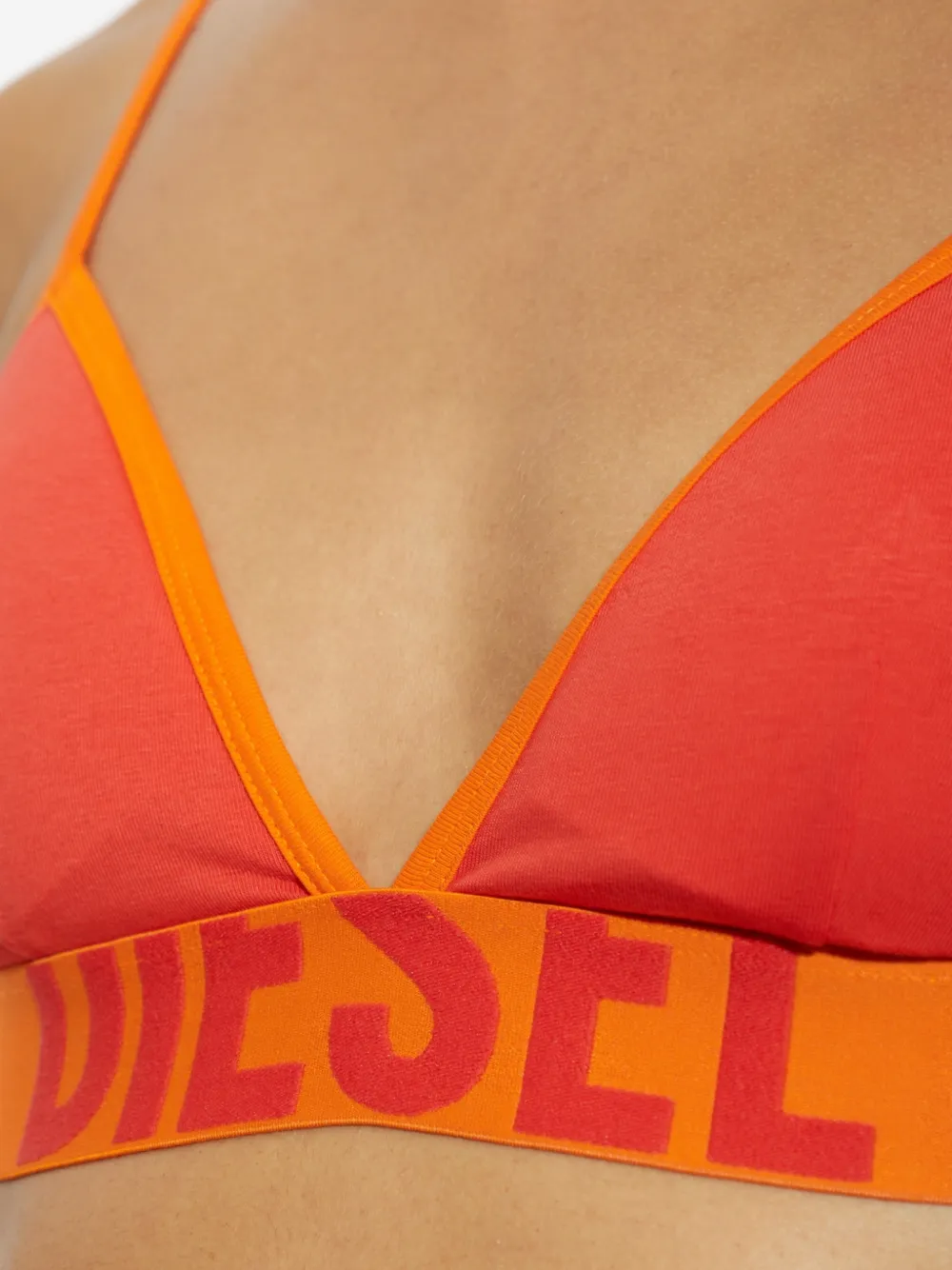 Diesel Cora-D-Pop bh met logo Oranje
