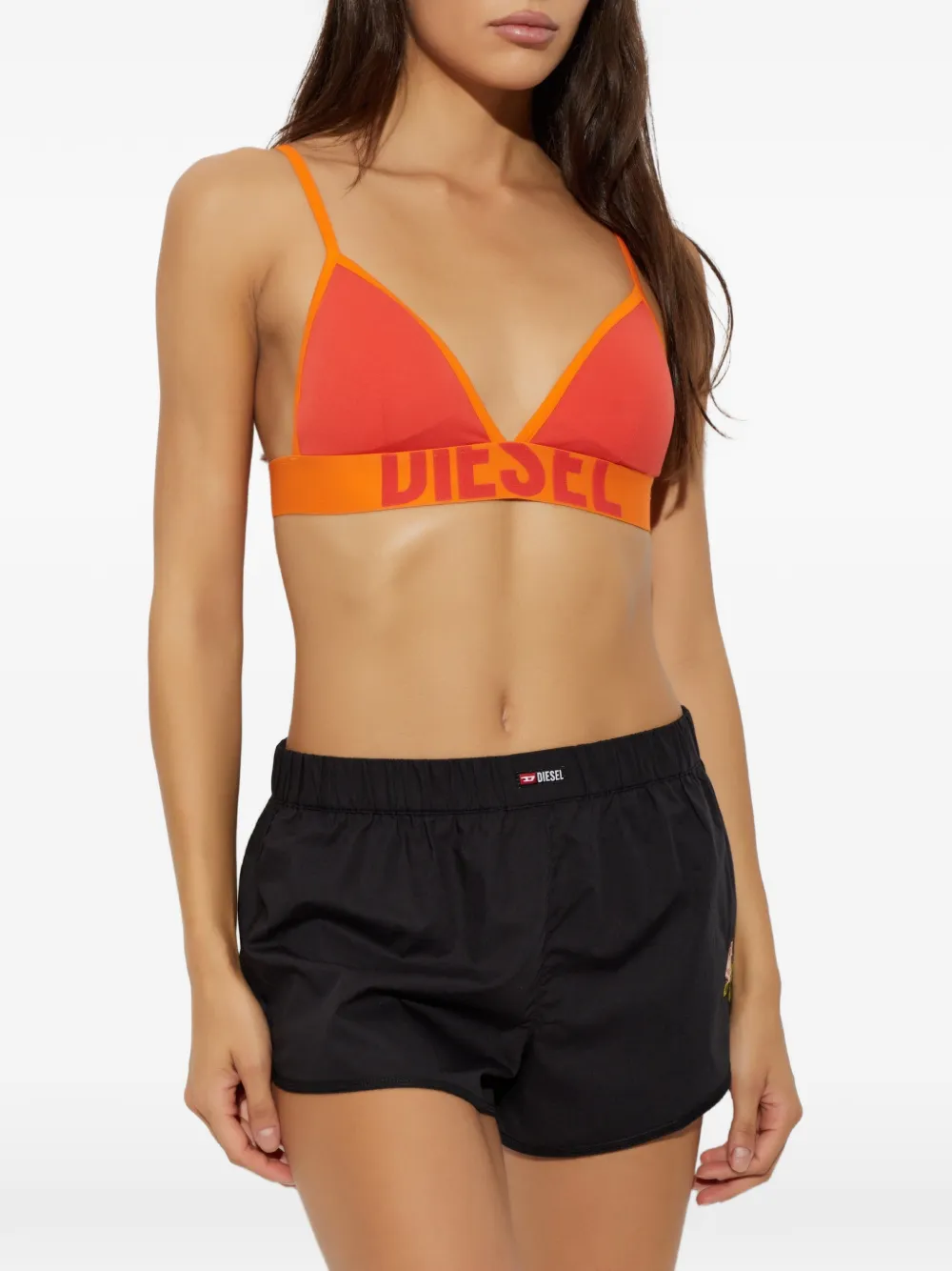 Diesel Cora-D-Pop bh met logo Oranje