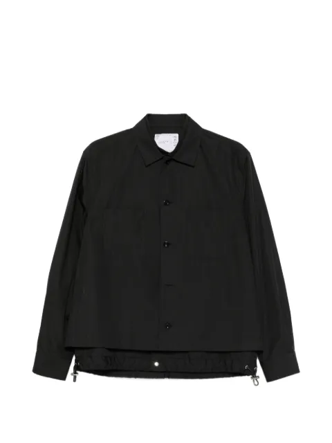 sacai layered long-sleeve shirt