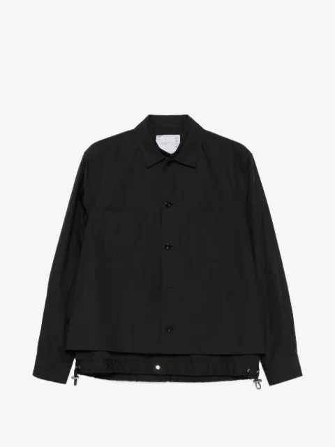 sacai layered long-sleeve shirt