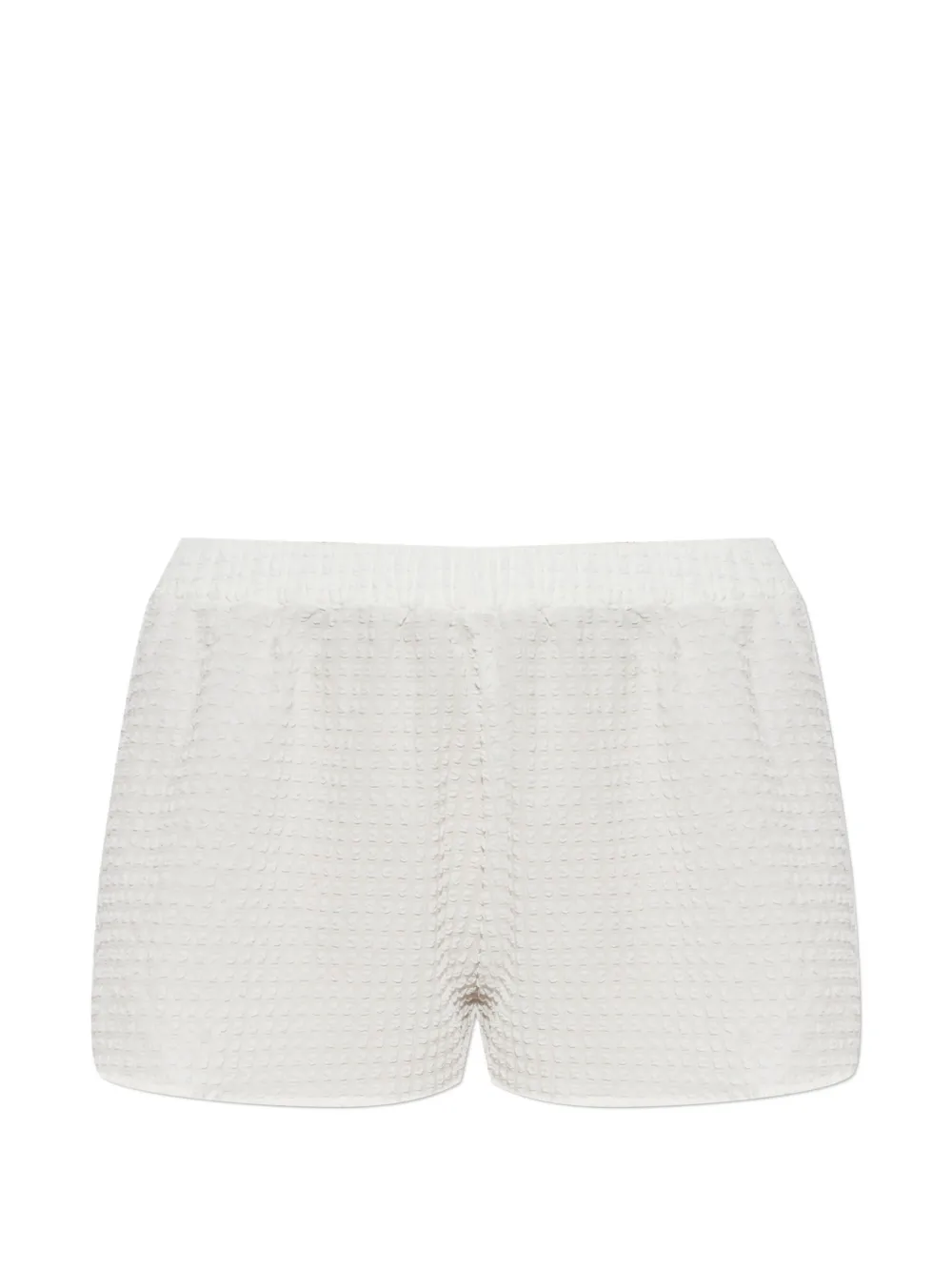Hunza G Resort shorts met seersucker-effect Beige