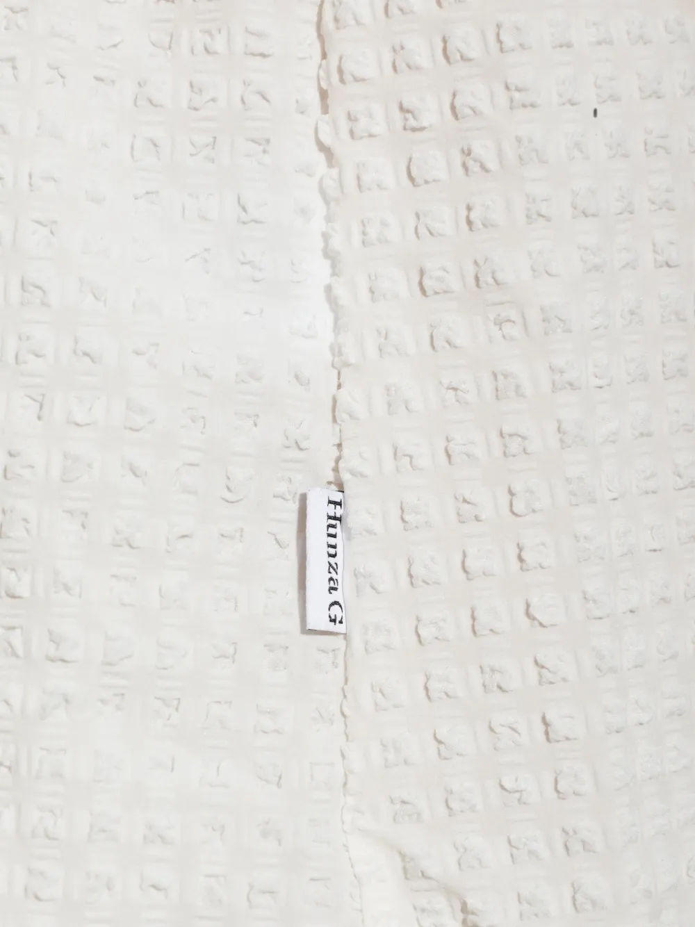 Hunza G Resort shorts met seersucker-effect Beige