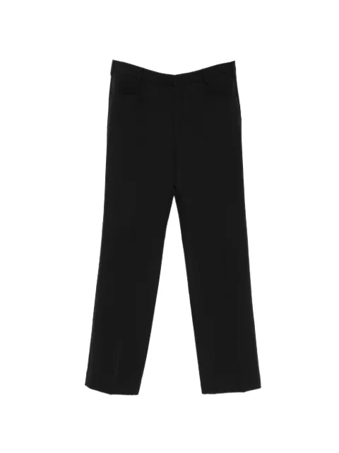 Second/Layer pressed-crease straight-leg trousers