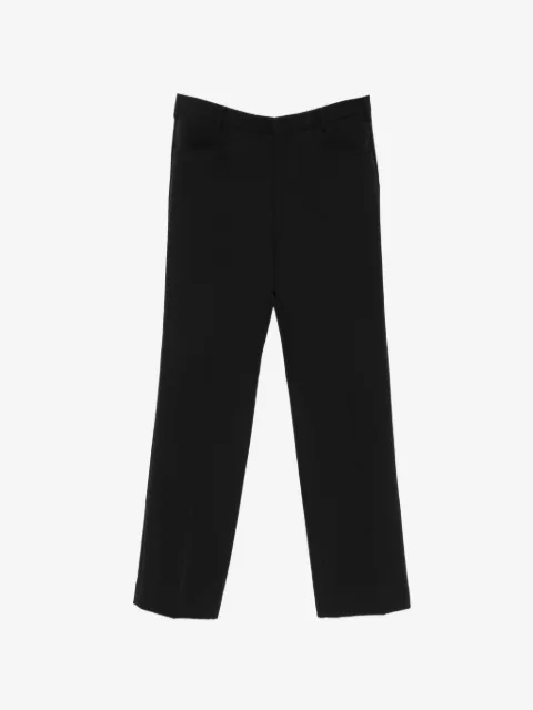 Second/Layer pressed-crease straight-leg trousers
