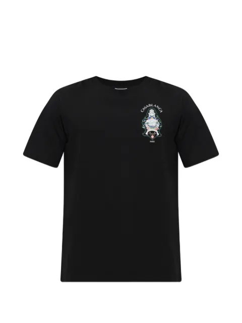Casablanca Hotel Emblem print T-shirt