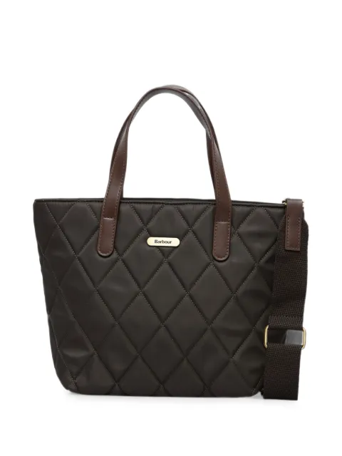 Barbour quilted tote bag