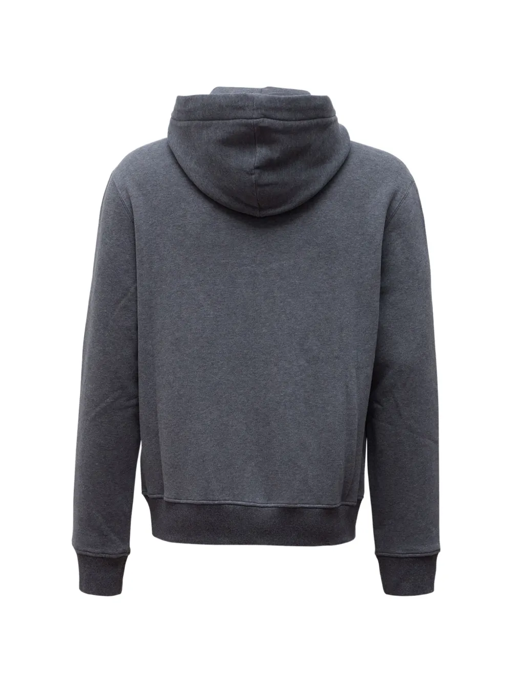 Lanvin ribbon zip-up hoodie in cotton and cashmere Grijs