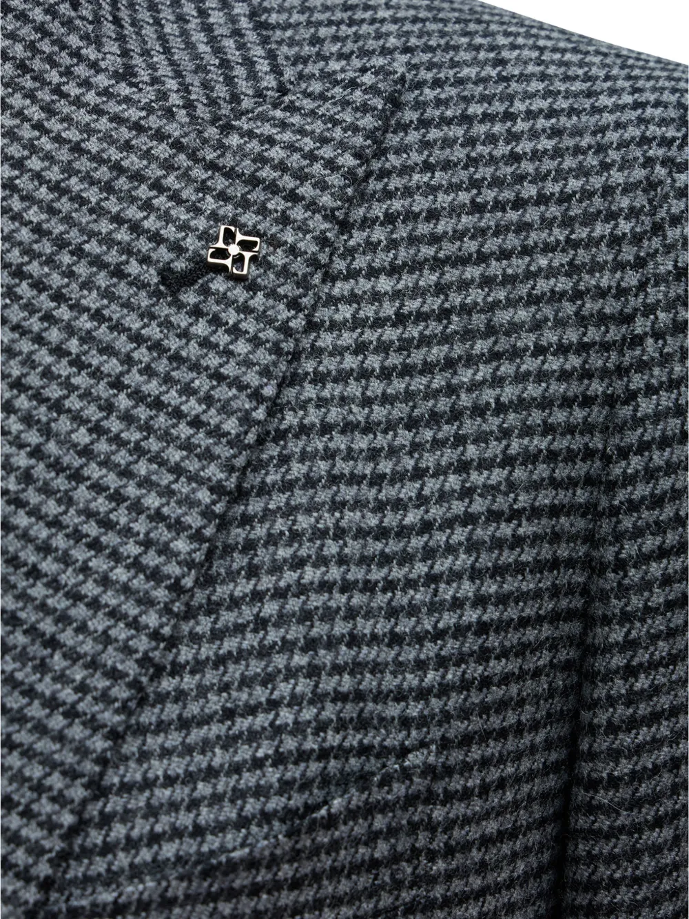 Tagliatore houndstooth-pattern blazer Grijs